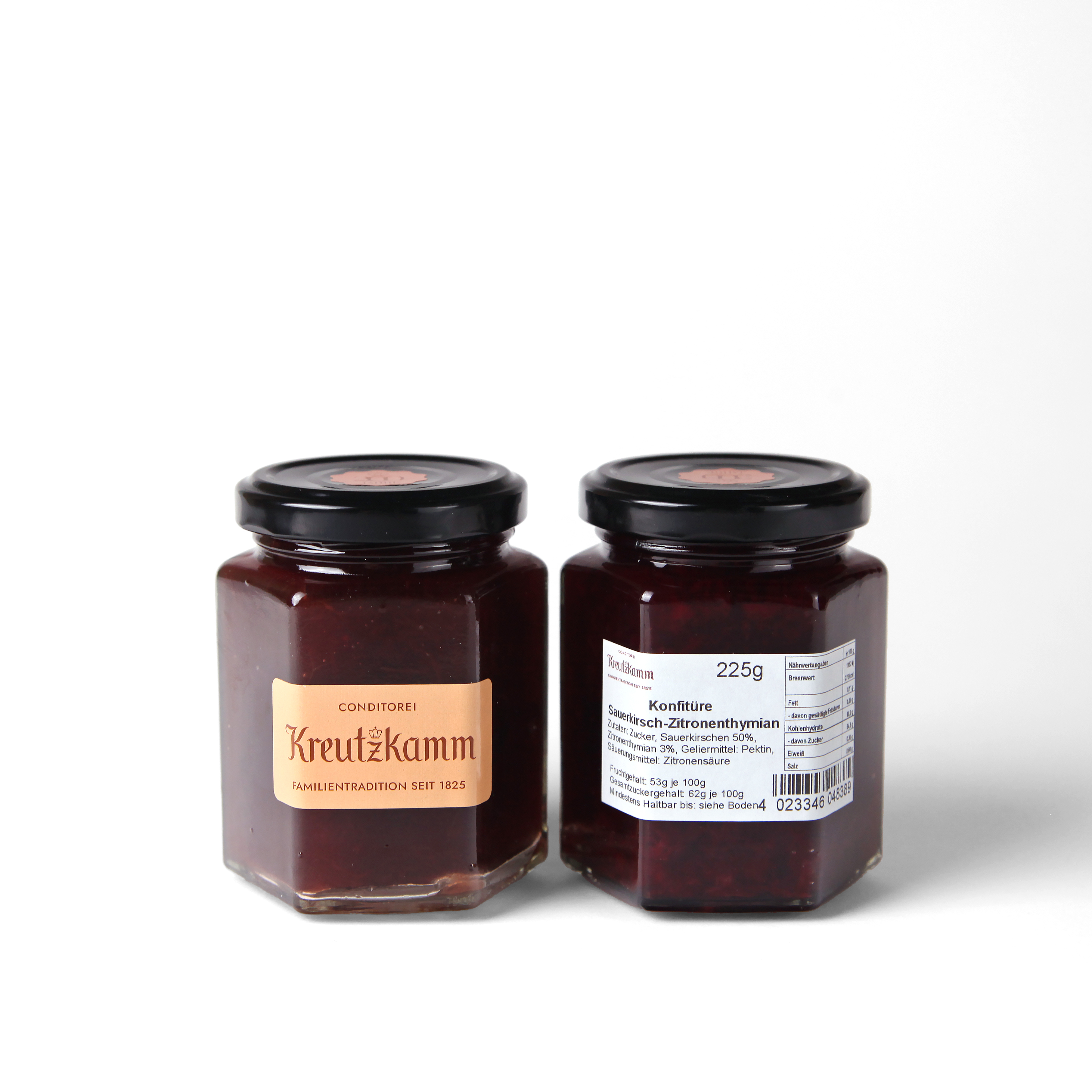 Sauerkirsch-Zitronenthymian Konfitüre