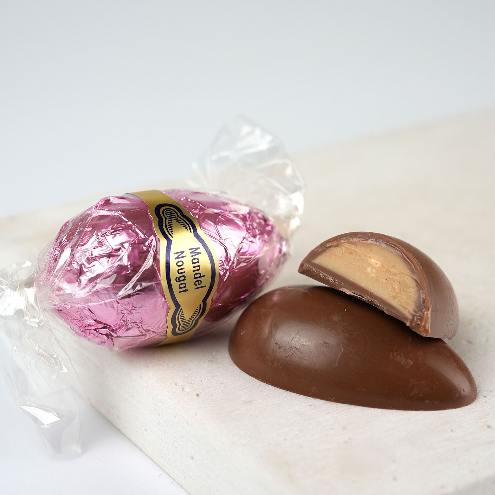 Vollmilch Dessert-Ei Mandel-Nougat 30g 