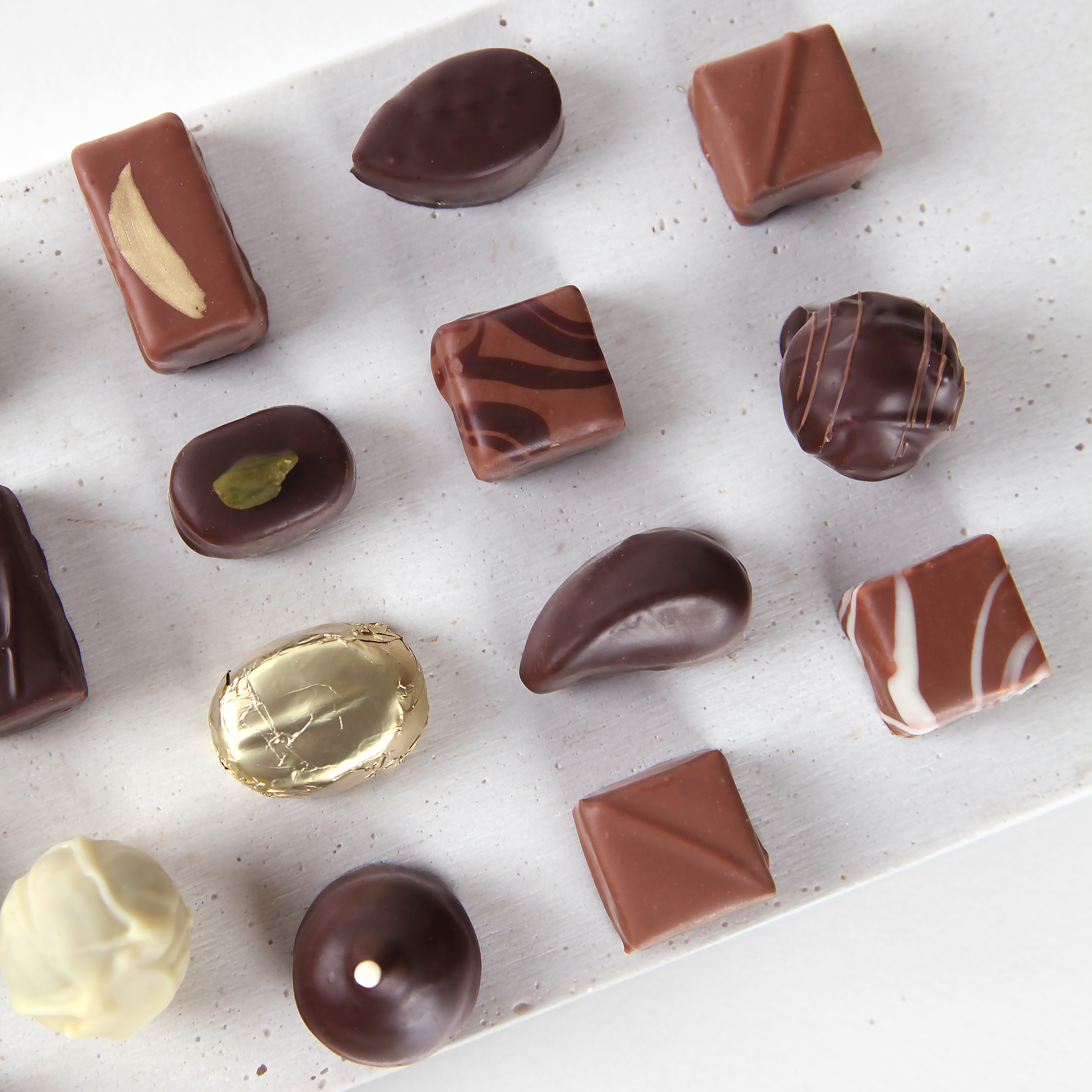 Pralinenpackung Hutkoffer 250 g
