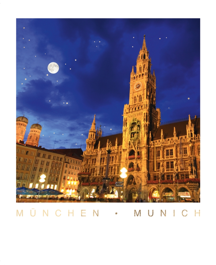 Postkarte "München Marienplatz" 