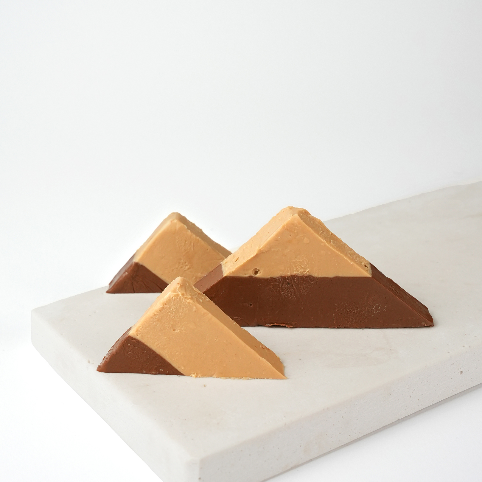 Schicht Nougat Hell & Dunkel 100 g
