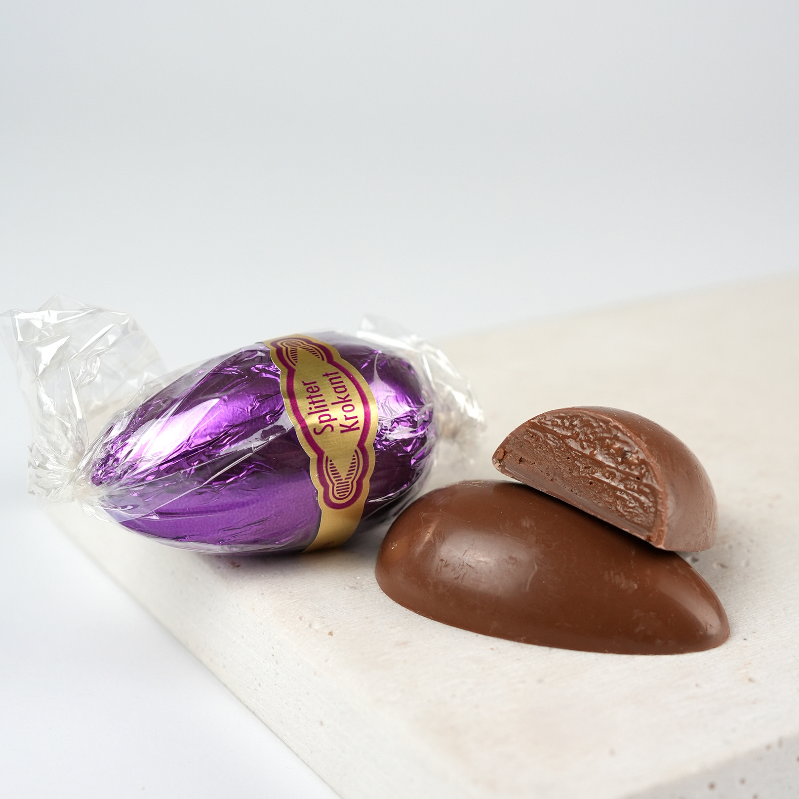 Vollmilch Dessert-Ei Splitter Krokant 30g 