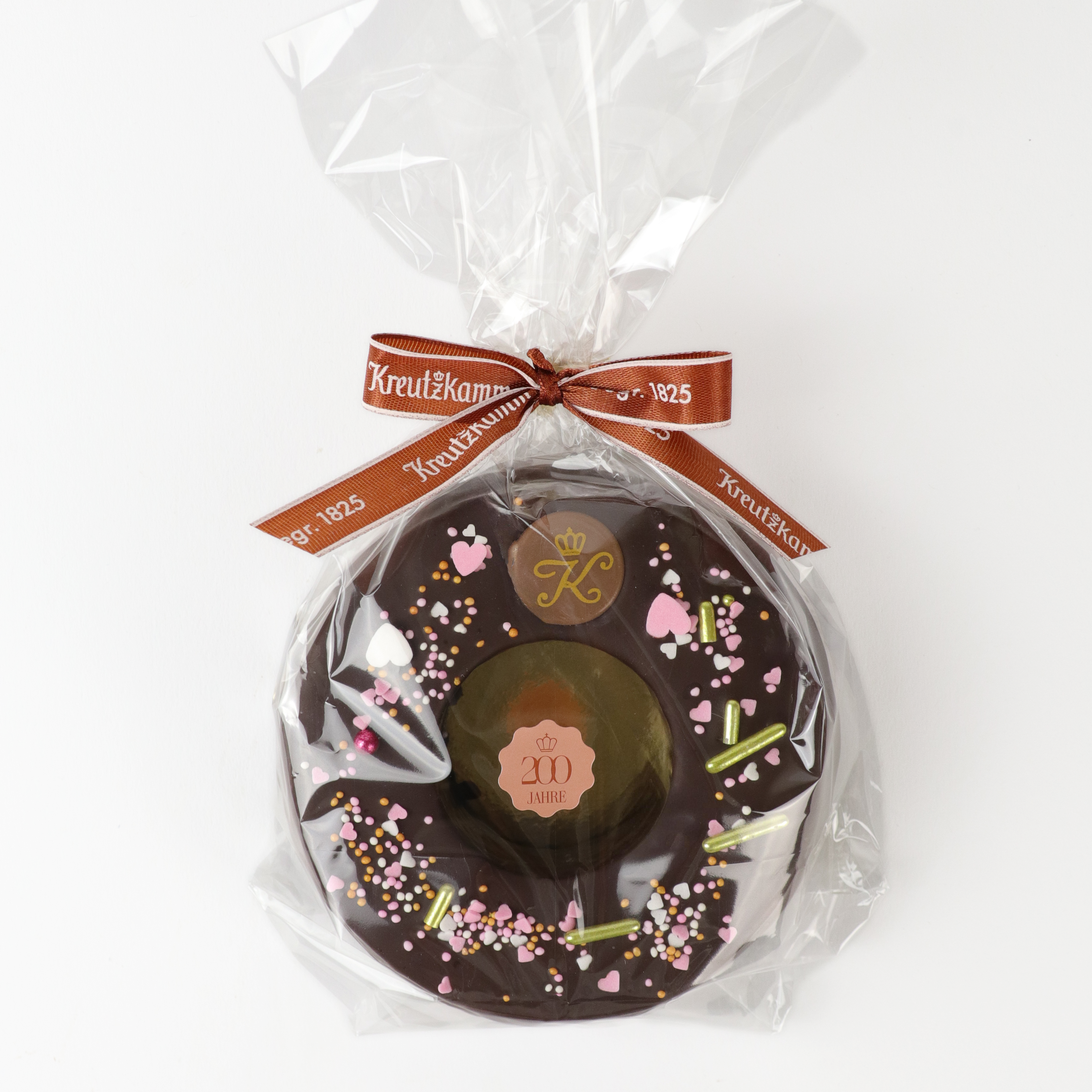 Baumkuchenring FEINHERB mit Herzdekor 200 g